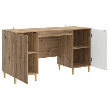 vidaXL Γραφείο Artisan Δρυς Επεξεργασμένο Ξύλο 142,5x50x75cm 1 τεμ.