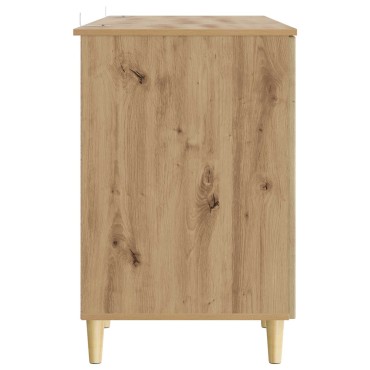 vidaXL Γραφείο Artisan Δρυς Επεξεργασμένο Ξύλο 142,5x50x75cm 1 τεμ.