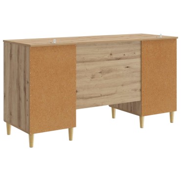 vidaXL Γραφείο Artisan Δρυς Επεξεργασμένο Ξύλο 142,5x50x75cm 1 τεμ.