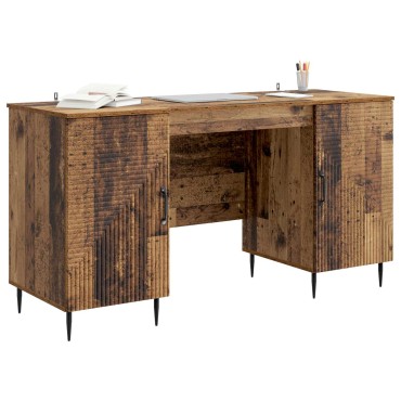 vidaXL Γραφείο Παλαιωμένο ξύλο 142,5x50x75cm Επεξεργασμένο Ξύλο 1 τεμ.