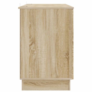 vidaXL Γραφείο Sonoma Δρυς 142,5x50x75cm Επεξεργασμένο Ξύλο 1 τεμ.