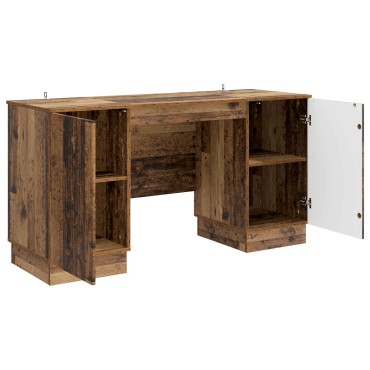 vidaXL Γραφείο Παλαιωμένο ξύλο 142,5x50x75cm Επεξεργασμένο Ξύλο 1 τεμ.