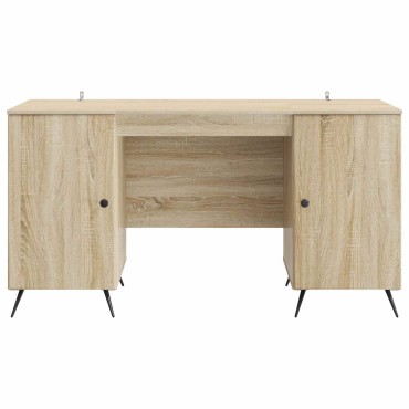 vidaXL Γραφείο Sonoma Δρυς 142,5x50x75cm Επεξεργασμένο Ξύλο 1 τεμ.