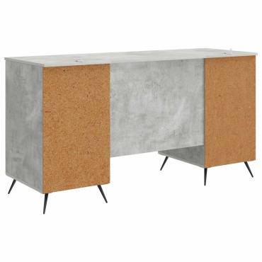 vidaXL Γραφείο Γκρι Σκυροδέματος 142,5x50x75cm 1 τεμ.
