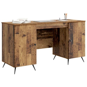 vidaXL Γραφείο Παλαιωμένο ξύλο 142,5x50x75cm Επεξεργασμένο Ξύλο 1 τεμ.