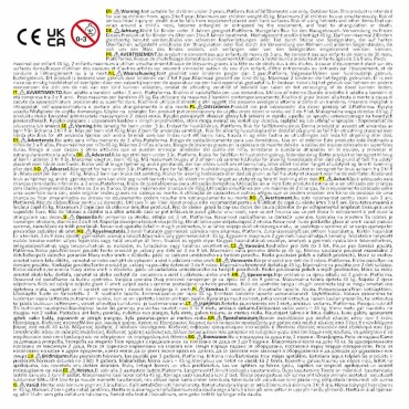 vidaXL Παιδική Χαρά Εξωτερικού Χώρου από Μασίφ Ξύλο Πεύκου