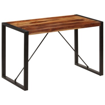 vidaXL Τραπεζαρία 120x60x76cm από Μασίφ Ξύλο Ακακίας 1 τεμ.