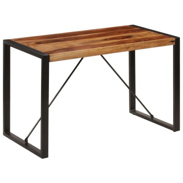 vidaXL Τραπεζαρία 120x60x76cm από Μασίφ Ξύλο Ακακίας 1 τεμ.