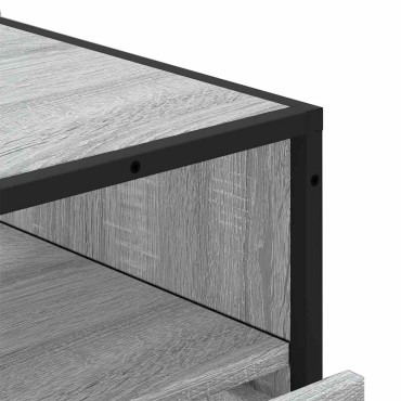 vidaXL Συρταριέρα Γκρι sonoma 70x41x83,5cm από Επεξεργασμένο Ξύλο 1 τεμ.