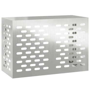 vidaXL Κάλυμμα κλιματιστικού Ασημί 90 x 40 x 60 εκ
