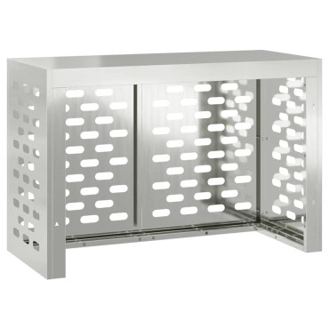 vidaXL Κάλυμμα κλιματιστικού Ασημί 90 x 40 x 60 εκ