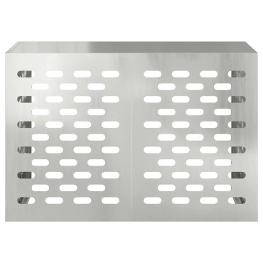 vidaXL Κάλυμμα κλιματιστικού Ασημί 90 x 40 x 60 εκ