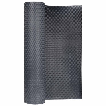 vidaXL Οθόνη Μπαλκονιού Σκούρο Γκρι 1000x80cm συνθετικό ρατάν