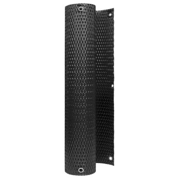 vidaXL Οθόνη Μπαλκονιού με Ενσωμάτωτα Μάτια 300x100cm Μαύρο