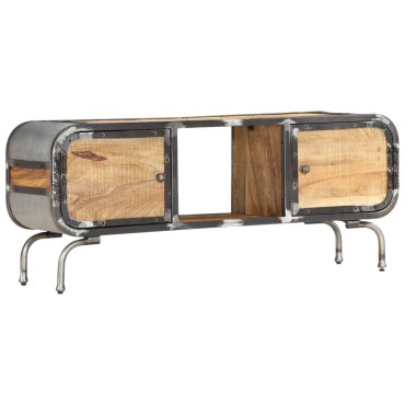 vidaXL Έπιπλο Τηλεόρασης 110x30x42cm από Μασίφ Ξύλο Μάνγκο