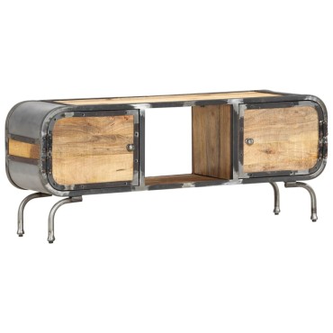 vidaXL Έπιπλο Τηλεόρασης 110x30x42cm από Μασίφ Ξύλο Μάνγκο