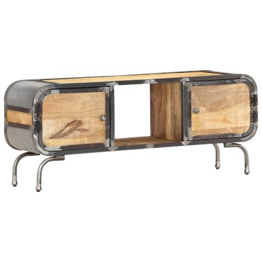 vidaXL Έπιπλο Τηλεόρασης 110x30x42cm από Μασίφ Ξύλο Μάνγκο