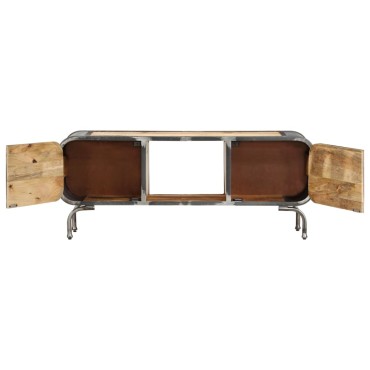 vidaXL Έπιπλο Τηλεόρασης 110x30x42cm από Μασίφ Ξύλο Μάνγκο