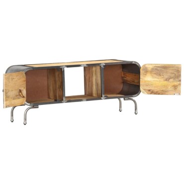 vidaXL Έπιπλο Τηλεόρασης 110x30x42cm από Μασίφ Ξύλο Μάνγκο