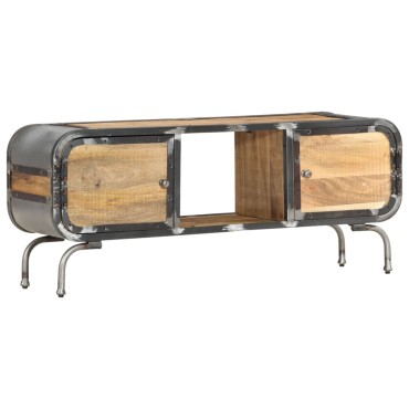 vidaXL Έπιπλο Τηλεόρασης 110x30x42cm από Μασίφ Ξύλο Μάνγκο