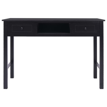 vidaXL Γραφείο Μαύρο 110x45x76cm Ξύλινο 1 τεμ.