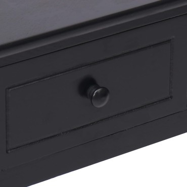 vidaXL Γραφείο Μαύρο 110x45x76cm Ξύλινο 1 τεμ.