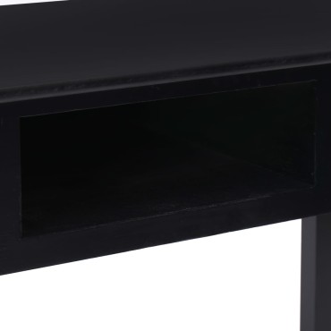 vidaXL Γραφείο Μαύρο 110x45x76cm Ξύλινο 1 τεμ.