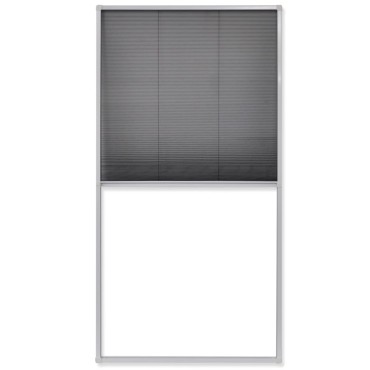 vidaXL Σήτα Παράθυρου Πλισέ 80 x 160 εκ.