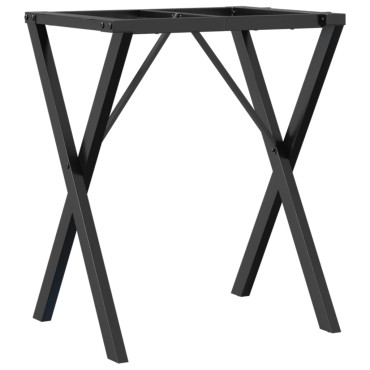 vidaXL Πόδια Τραπεζαρίας σε Σχήμα «Χ» 50x40x73cm Ατσάλι 1 τεμ.