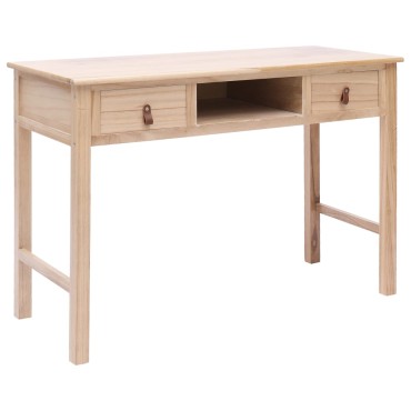 vidaXL Γραφείο Φυσικό Χρώμα 110x45x76cm Ξύλινο 1 τεμ.
