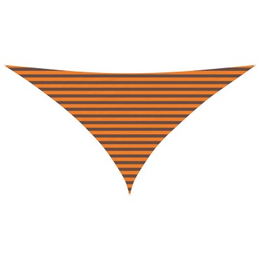 vidaXL Πανί σκιάς Πορτοκαλί και Καφέ 3,5 x 3,5 x 4,9 m