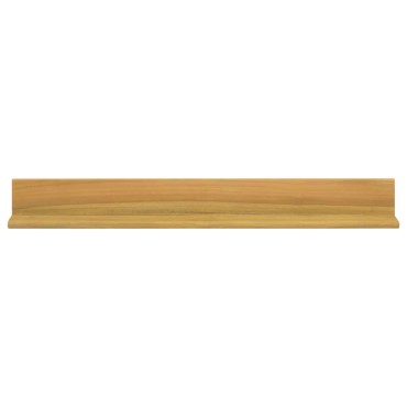 vidaXL Ράφια Τοίχου 2 τεμ. 90x10x10cm από Μασίφ Ξύλο Teak