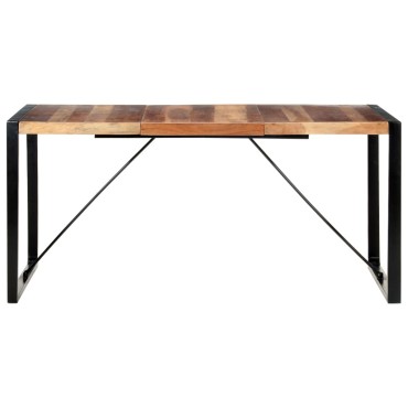 vidaXL Τραπεζαρία 160x80x75cm από Μασίφ Ξύλο 1 τεμ.