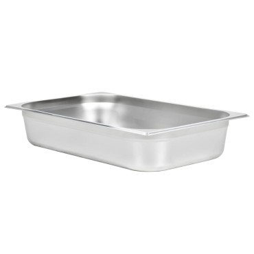 vidaXL Λεκάνες Gastronorm 4 τεμ. GN 1/1 100 χιλ. από Ανοξείδωτο Ατσάλι