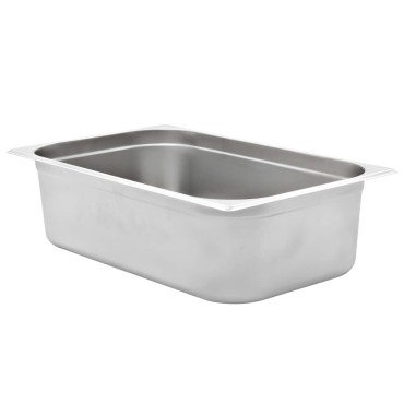 vidaXL Λεκάνες Gastronorm 2 τεμ. GN 1/1 150 χιλ. από Ανοξείδωτο Ατσάλι