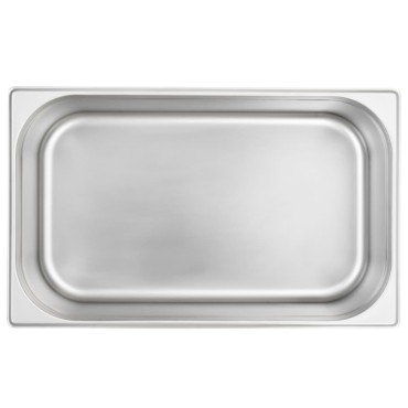vidaXL Λεκάνες Gastronorm 2 τεμ. GN 1/1 150 χιλ. από Ανοξείδωτο Ατσάλι