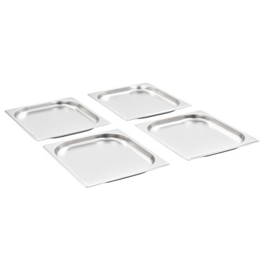 vidaXL Λεκάνες Gastronorm 8 τεμ. GN 1/2 20 χιλ. από Ανοξείδωτο Ατσάλι