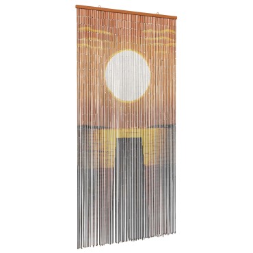 vidaXL Κουρτίνα Πόρτας για Έντομα πολύχρωμο 200 x 100 cm Μπαμπού