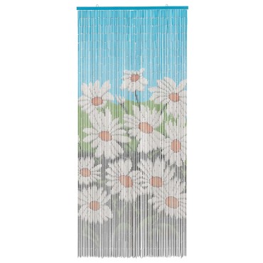 vidaXL Κουρτίνα Πόρτας για Έντομα πολύχρωμο 90 x 200 cm Μπαμπού