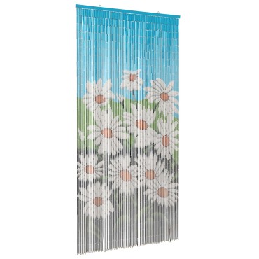 vidaXL Κουρτίνα Πόρτας για Έντομα πολύχρωμο 200 x 100 cm Μπαμπού