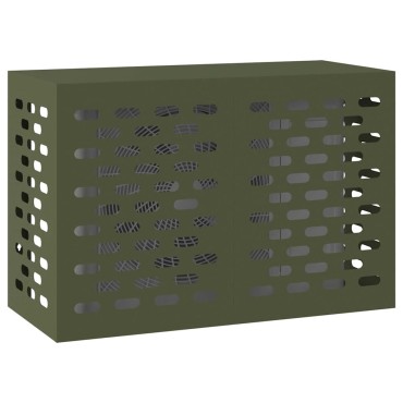 vidaXL Κάλυμμα κλιματιστικού Λαδί 90 x 40 x 60 εκ