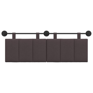 vidaXL Κεφαλάρι κρεβατιού κρεμαστό Ύφασμα 130x55x5cm 1 τεμ.