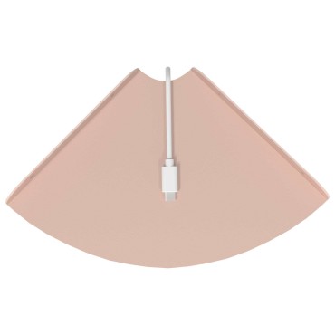 vidaXL Floating Ράφι Γωνίας 4 τεμ. Ροζ 15x15x2cm