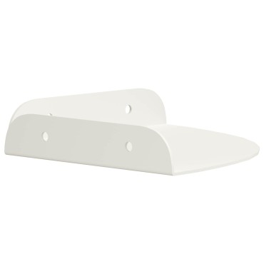 vidaXL Floating Ράφι Γωνίας 2 τεμ. Λευκός 15x15x2cm