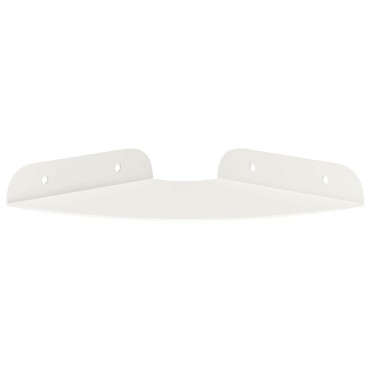 vidaXL Floating Ράφι Γωνίας 4 τεμ. Λευκός 15x15x2cm