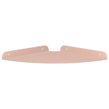 vidaXL Floating Ράφι Γωνίας 2 τεμ. Ροζ 24x24x2 εκ