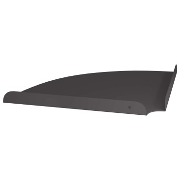vidaXL Floating Ράφι Γωνίας 4 τεμ. Μαύρο 30x30x2cm