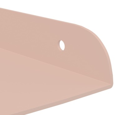 vidaXL Floating Ράφι Γωνίας 2 τεμ. Ροζ 30x30x2cm