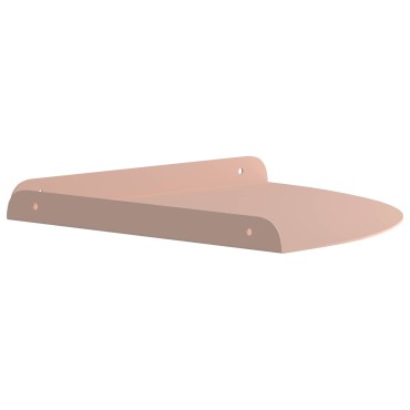 vidaXL Floating Ράφι Γωνίας 4 τεμ. Ροζ 30x30x2cm