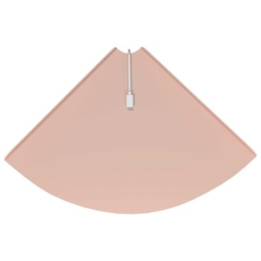 vidaXL Floating Ράφι Γωνίας 4 τεμ. Ροζ 30x30x2cm